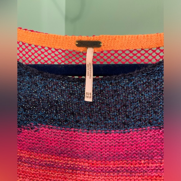 Free People Sunset Fringe Knit Tunic Top - Picture 8 of 8